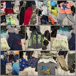 Baby Boys Clothes Lot Bundle Mixed Brands Shirts Pants Shorts Outfits 12 18 M 60